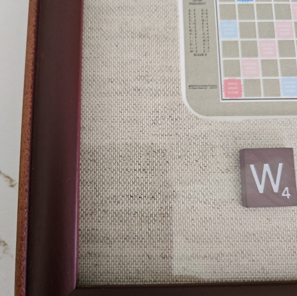 Scrabble players unite!! Custom framed shadowbox scrabble game pieces - Picture 2 of 3